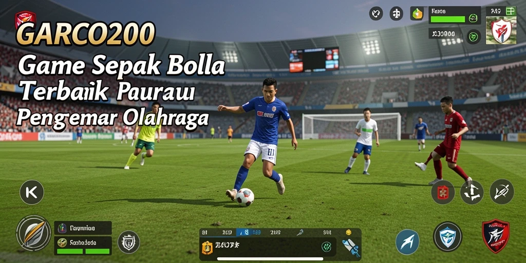 Tampilan gameplay <strong>GARCO200</strong> yang menegangkan saat pertandingan berlangsung.