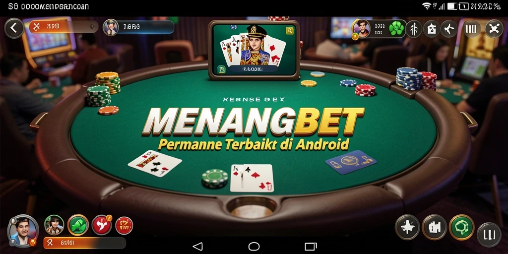 Screenshot MENANGBET menampilkan gameplay poker yang mendebarkan.